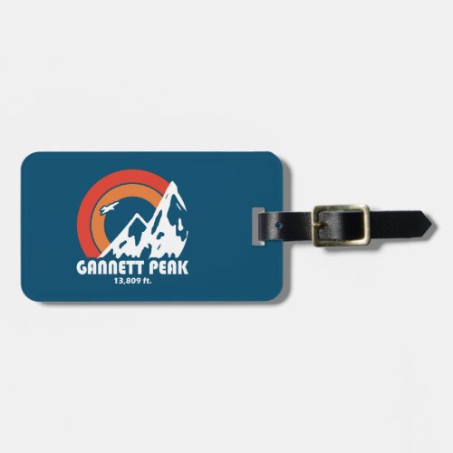 Gannett Peak Sun Eagle Luggage Tag