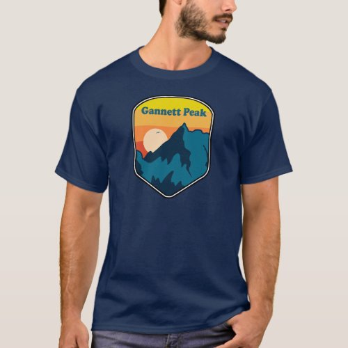 Gannett Peak Wyoming Sunrise T_Shirt