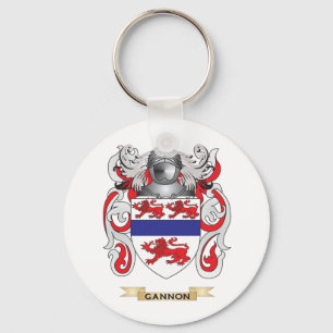 Gannon Coat of Arms (Family Crest) Keychain