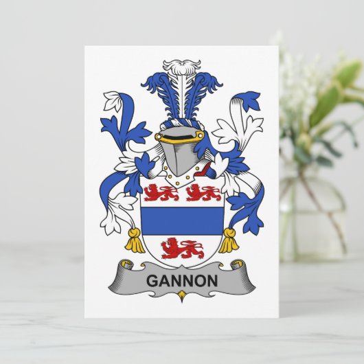 Gannon Family Crest (Standing Front)