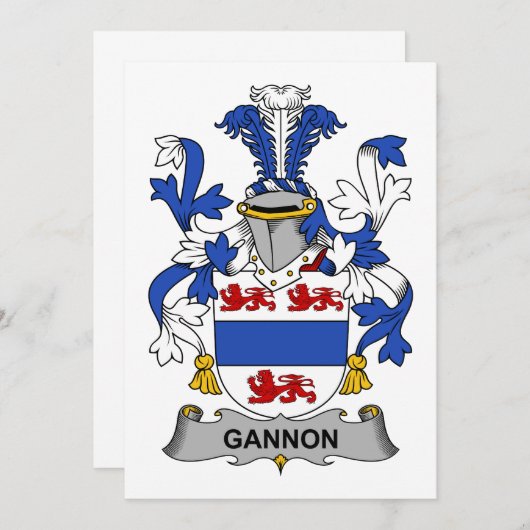 Gannon Family Crest (Front/Back)