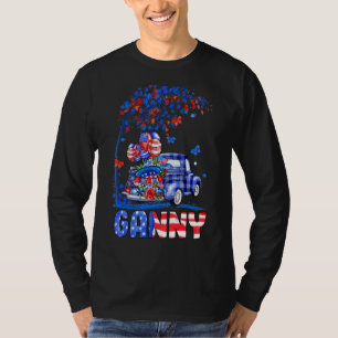 Ganny Truck American Flag Fireworks Patriotic 4th T-Shirt