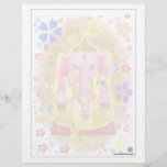 Ganpati Notepad Letterhead<br><div class="desc">My Artwork, my verse and quote, my execution; None of my artworks, verses, quotes are copies from anywhere, I create them - my creations at leisure. This is an Indian design, picture of Elephant God or Ganesh, Ganpati, Morya, Bappa - the iinumerable names that we Indians call our cutest, sweetest...</div>