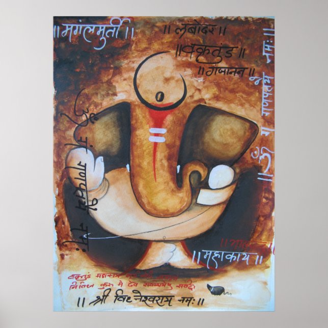 ganpati poster (Front)