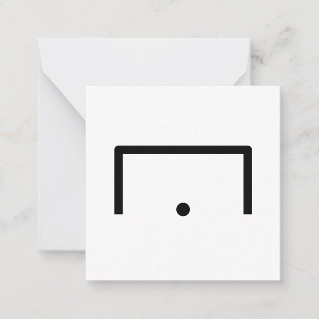 Gaol Note Card (Front)