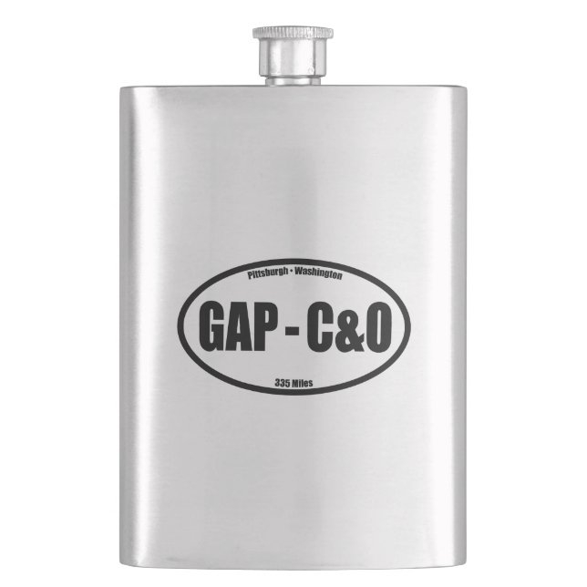 GAP - C&O Towpath Oval Flask (Front)