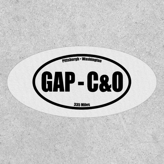 GAP - C&O Towpath Oval Patch (Front)