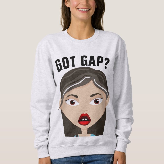 GAP TOOTH CUTE GIRL Art T-Shirts (Front)