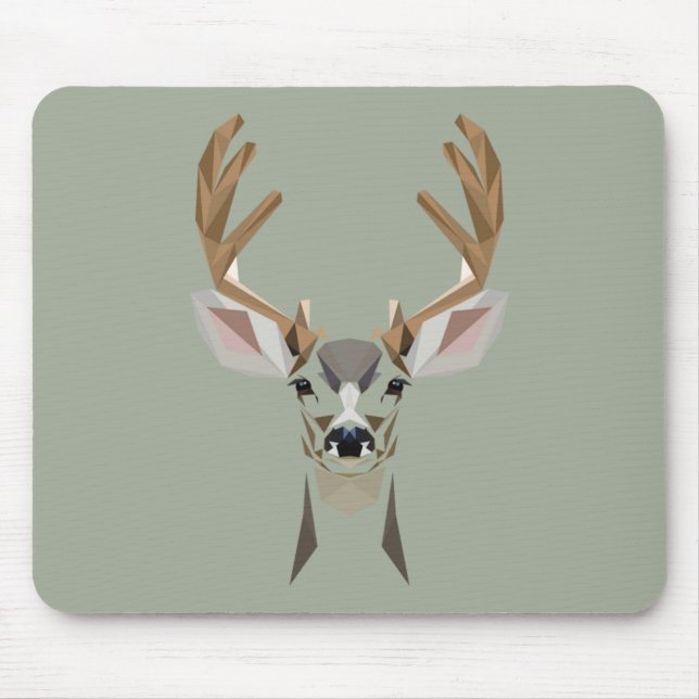 Gaphic deer mouse pad (Front)