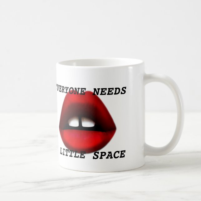 Gapped toothed girl coffee mug (Right)