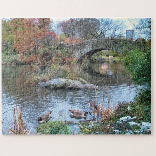 Gapstow Bridge Central Park NEW YORK CITY Jigsaw Puzzle