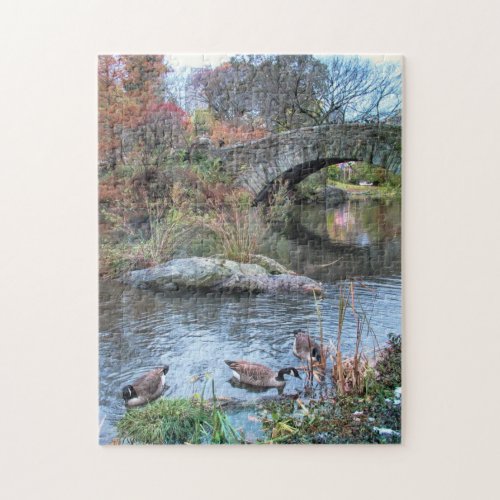 Gapstow Bridge Central Park New York City Jigsaw Puzzle