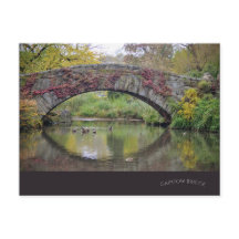 Gapstow Bridge-Central Park NYC Post Card