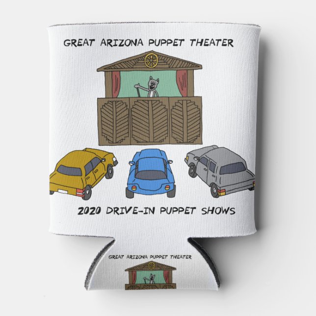 GAPT Drive In Shows 2020 Can Cooler (Front)