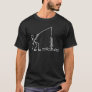 Gar Fishing Gar Fish Fishing Stick Figure Garfish T-Shirt
