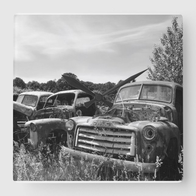 Garage Clock Old Truck Wall Clock (Front)