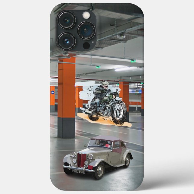 Garage Design Slim Fit Iphone Case | Iphone case (Back)