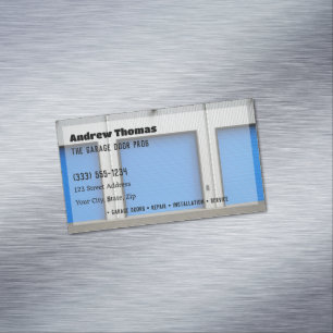 Garage Door Business Card Magnet