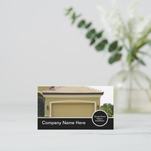 Garage Door Business Cards Zazzle