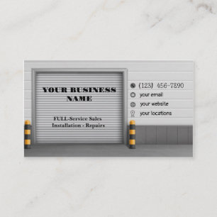 Garage Door Business Cards