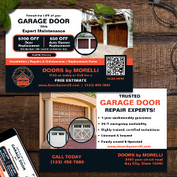 Garage Door Installation and Repair Business Flyer