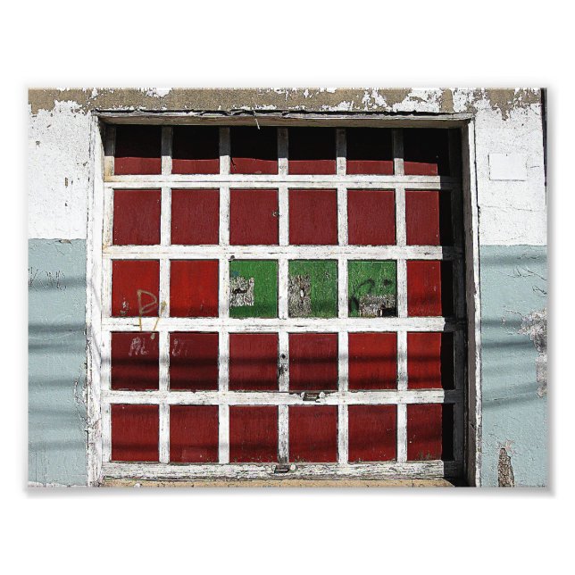 Garage Door Photo Print (Front)