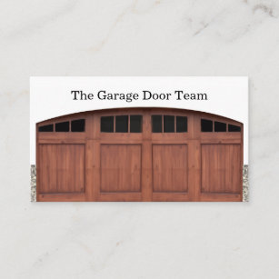 Garage Door Repair Services Double Side  Business Card