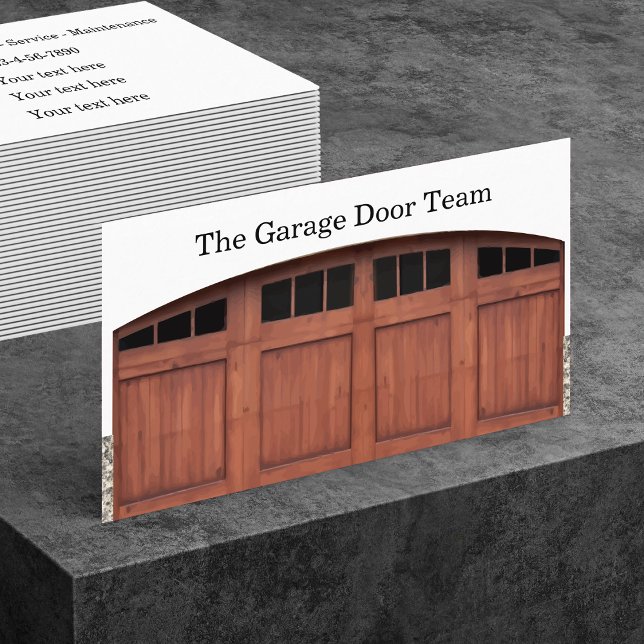 Garage Door Repair Services Double Side  Business Card (Creator Uploaded)