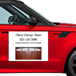 Garage Door Service Car Advertising Magnets at Zazzle