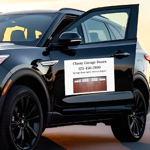Garage Door Service Magnetic Car Signs