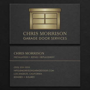 Garage Door Services Business Card