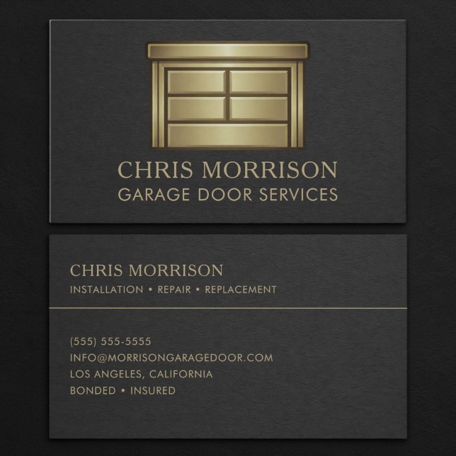 Garage Door Services Business Card (Creator Uploaded)