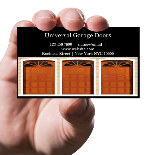 Garage Door Services New Design Business Card