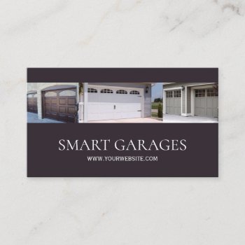 Garage Doors Installation & Services Business Card by olicheldesign at Zazzle