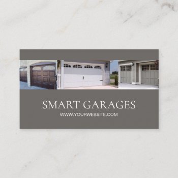 Garage Doors Installation & Services Business Card by olicheldesign at Zazzle