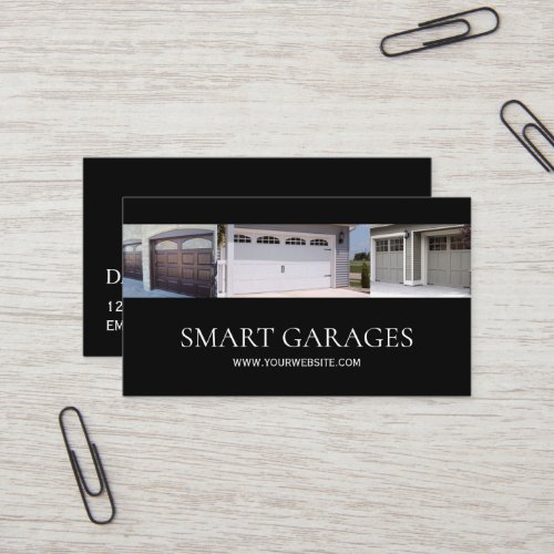Garage Doors Installation  Services Business Card