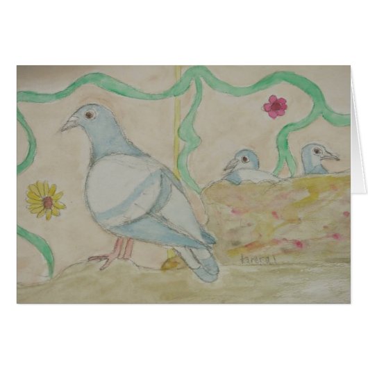 garage eagle nursery rhyme cards (Front Horizontal)