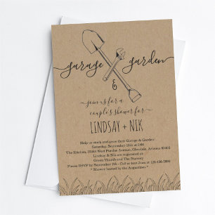 Garage & Garden Bridal / Couple's Shower Invitation