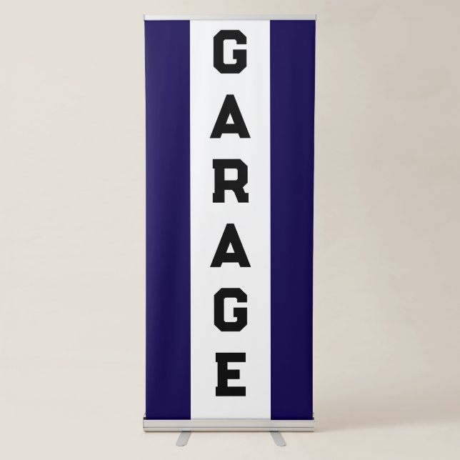 GARAGE RETRACTABLE BANNER (Front)