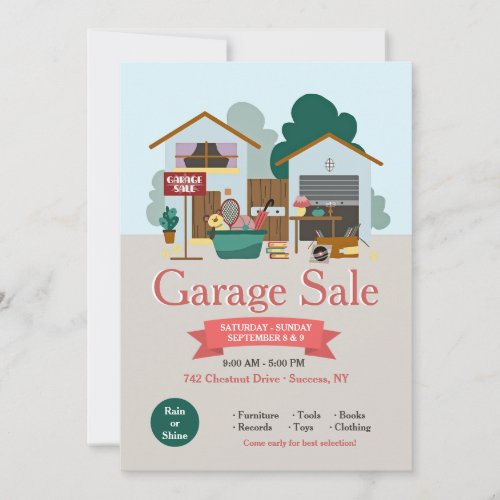 Garage Sale Announcement 