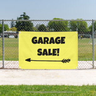 GARAGE SALE! Arrow Banner