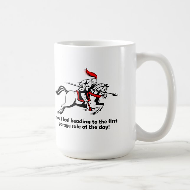 Garage Sale Charge Funny Mug (Right)