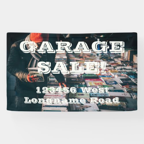 Garage Sale edit address banner