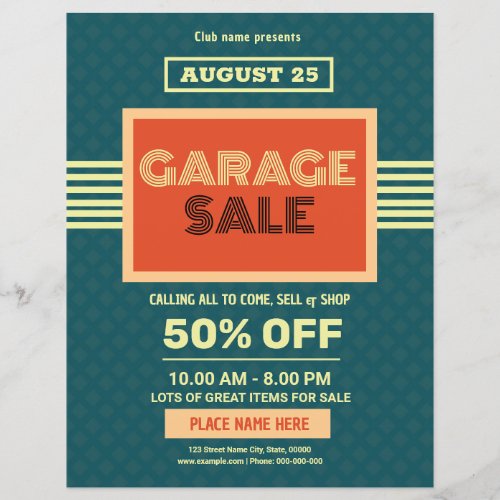 Garage Sale Flyer Template