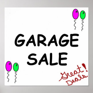 Garage Sale Posters, Garage Sale Prints, Art Prints, & Poster Designs ...