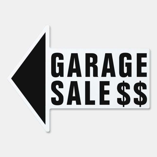Garage sale sign (Front)