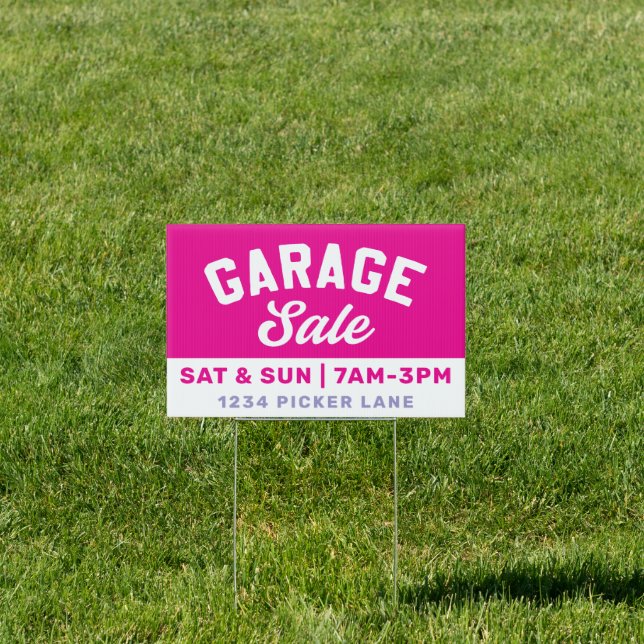 Garage Sale Sign (Insitu)