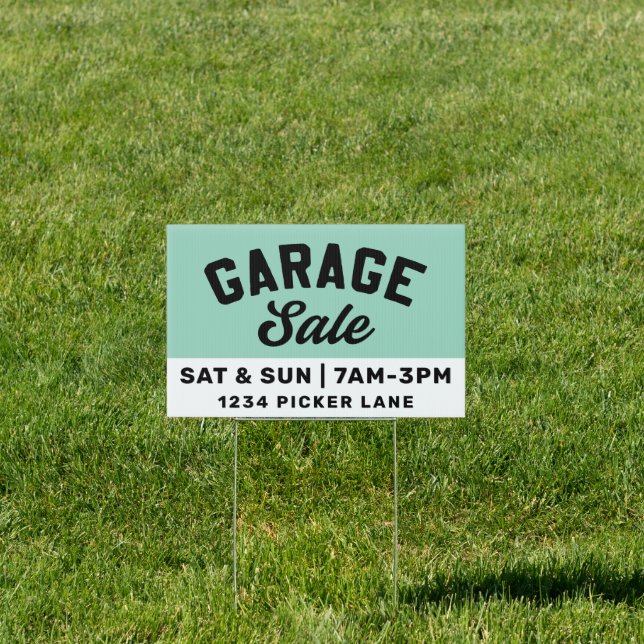 Garage Sale Sign (Insitu)