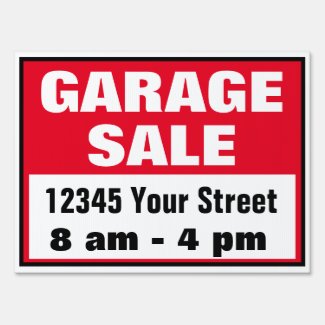 Garage Sale Sign