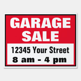 Garage Sale Sign